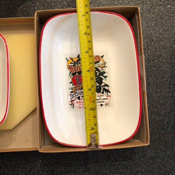 2 small appetizer serving dishes Olive Design - Picture 8 of 10